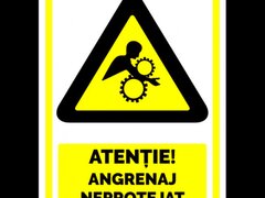 Indicator atentie angrenaj neprotejat